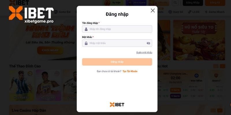 Khám phá các bước đăng nhập XIBET